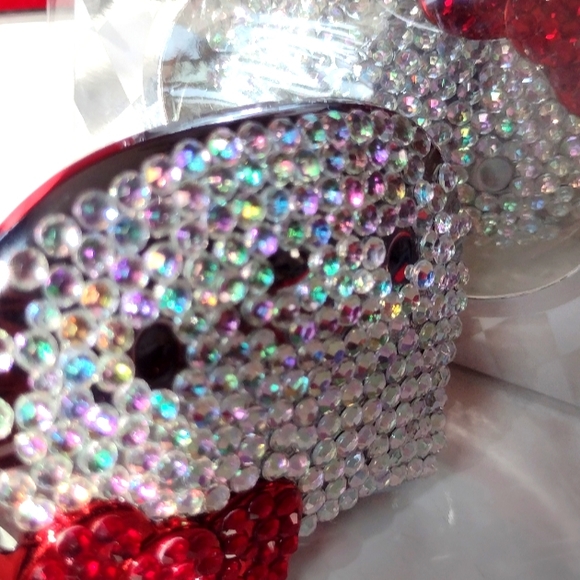 Hello Kitty Swarovski Crystal Studded Pave NWT - Picture 3 of 12